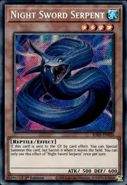 Night Sword Serpent · Secret Rare 020sec