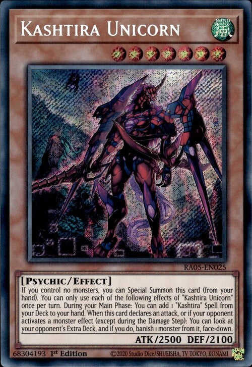 Kashtira Unicorno Card Front