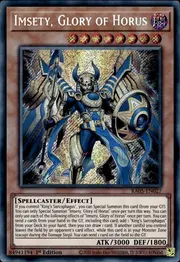 Imsety, Glory of Horus · Secret Rare 027sec
