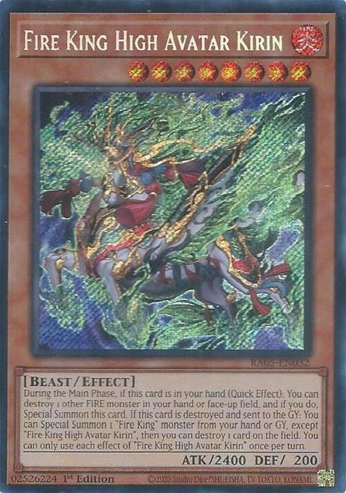 Avatar del Alto Rey de Fuego Kirin Frente