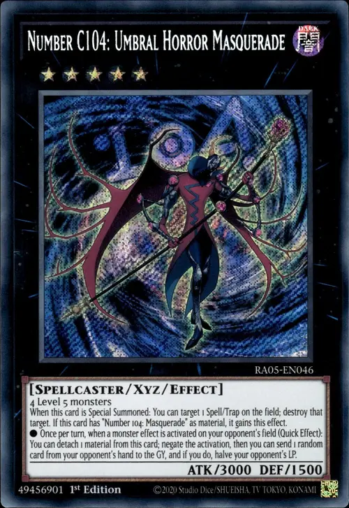 Numero C104: Masquerade Orrore Umbral Card Front