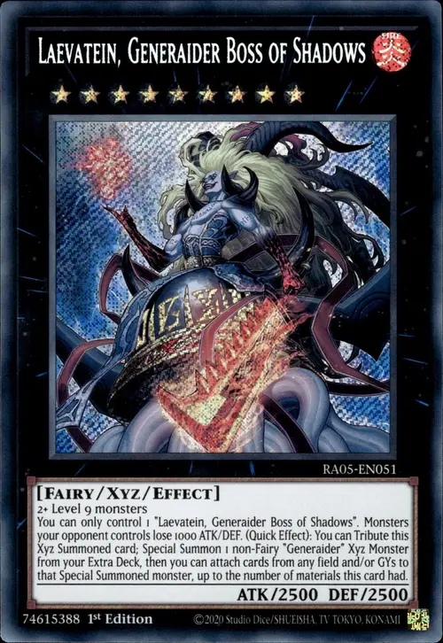 yugioh generaider boss deck PHHY-EN047 - Laevatein, Generaider Boss of Shadows - Ultra Rare main image 1