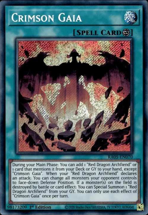 Crimson Gaia Card Front