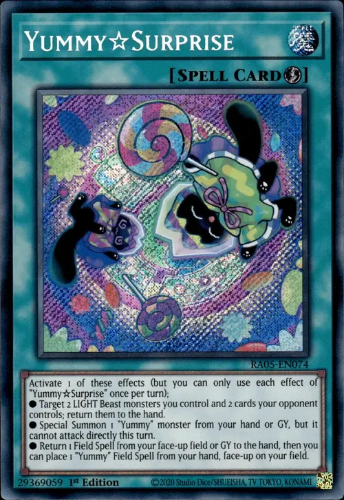 Yummy☆Surprise Card Front