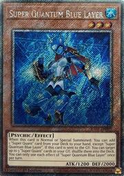 Super Quantum Blue Layer · Platinum Secret Rare 009psec
