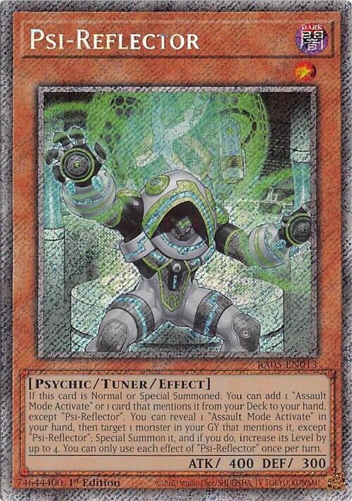 Psi-Reflector Card Front