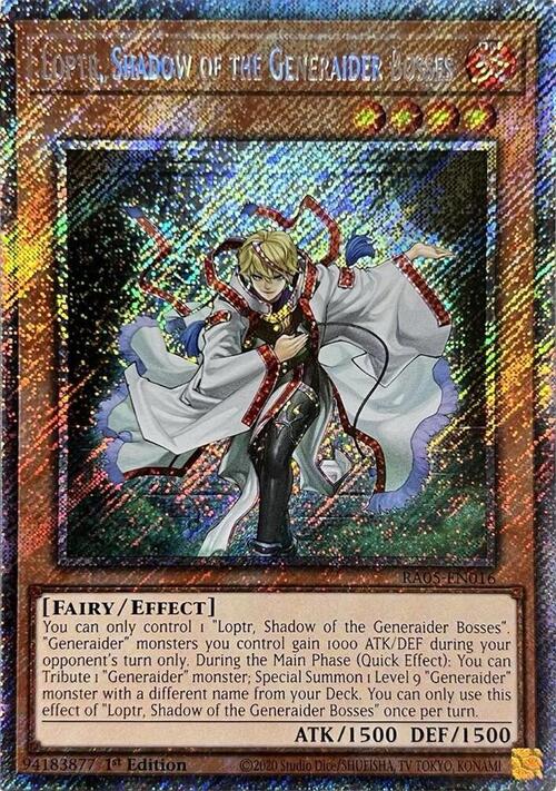 Loptr, Shadow of the Generaider Bosses Card Front