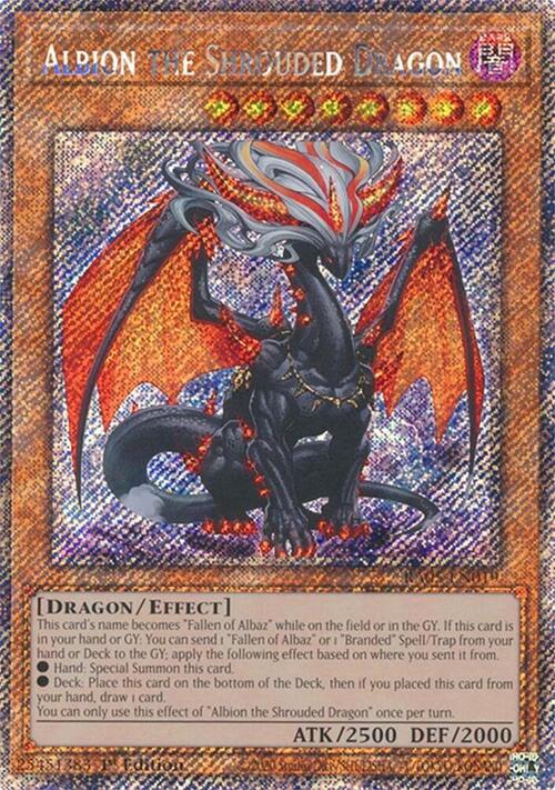 Albion the Shrouded Dragon Card Front