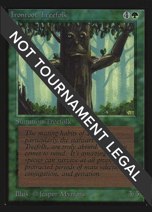 Ironroot Treefolk Card Front