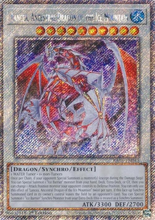 Lancea, Ancestral Dragon of the Ice Mountain Card Front