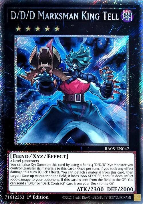 D/D/D Marksman King Tell Card Front
