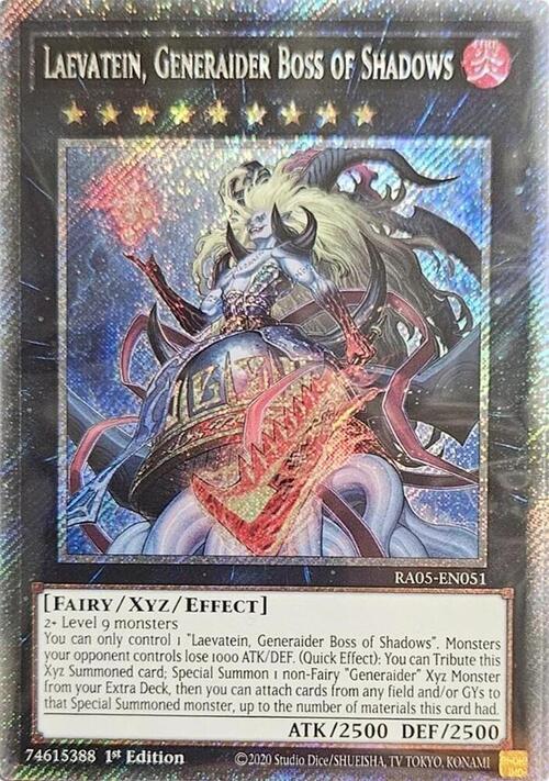 Laevatein, Boss Generaider delle Ombre Card Front