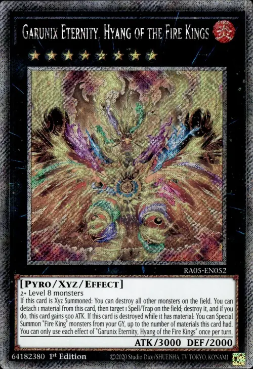 Garunix Eternità, Hyang dei Re del Fuoco Card Front