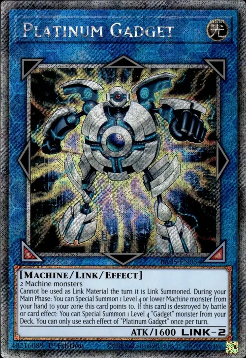 Artilugio Platino Frente
