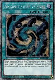 Ancient Gear Fusion · Platinum Secret Rare 063psec