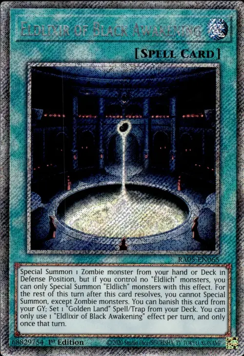 Arcalixir del Despertar Negro Frente