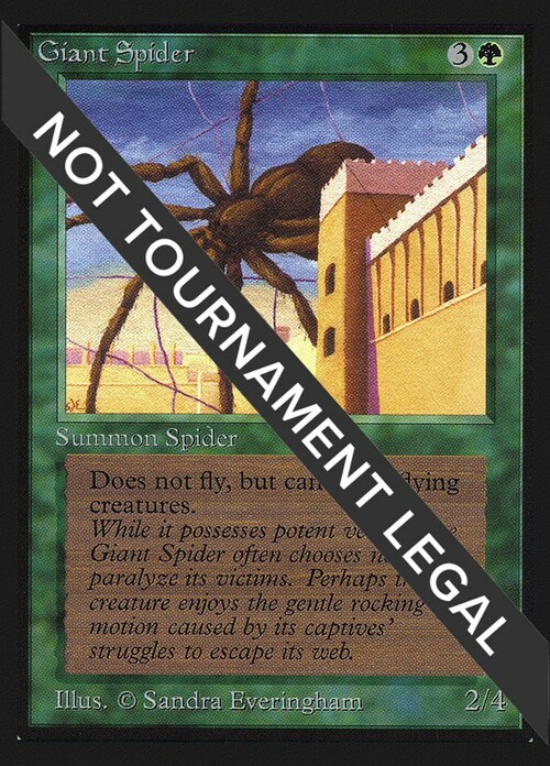 Giant Spider Card Front