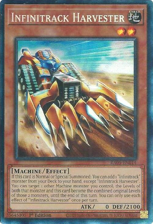 Infinitrack Harvester Card Front