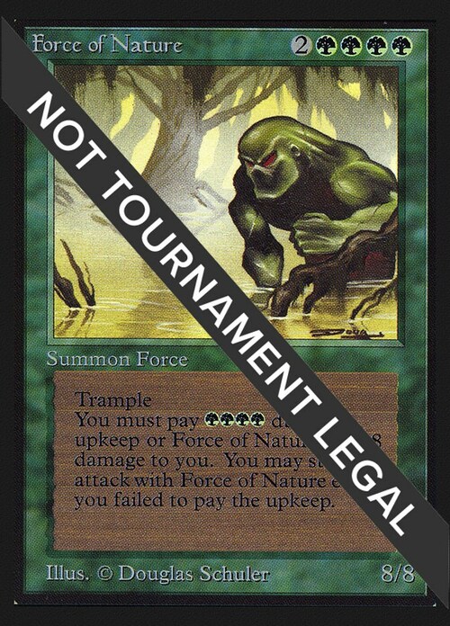 Force of Nature Card Front