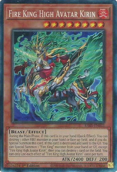 Avatar del Alto Rey de Fuego Kirin Frente