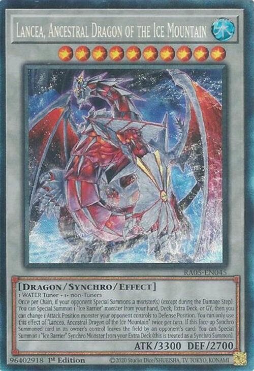 Lancea, Ancestral Dragon of the Ice Mountain Card Front