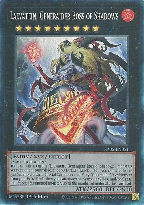 Laevatein, Boss Generaider delle Ombre Card Front