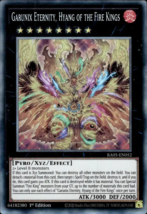 Garunix Eternità, Hyang dei Re del Fuoco Card Front
