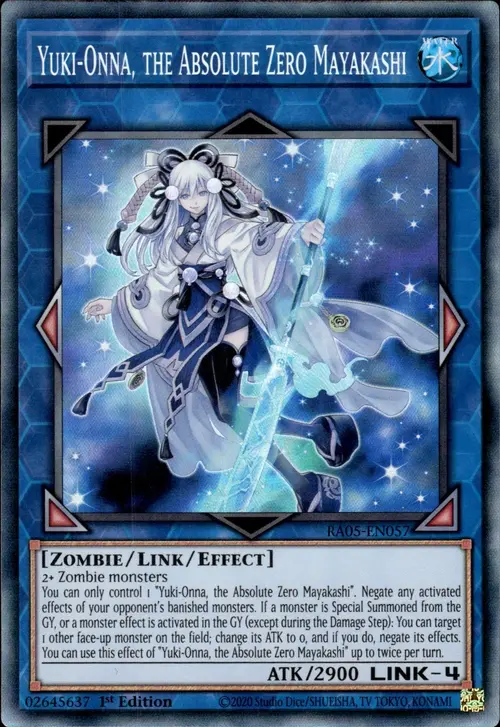 Yuki-Onna, el Mayakashi Cero Absoluto Frente