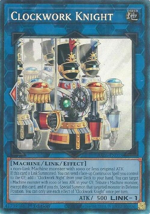 Cavaliere a Orologeria Card Front
