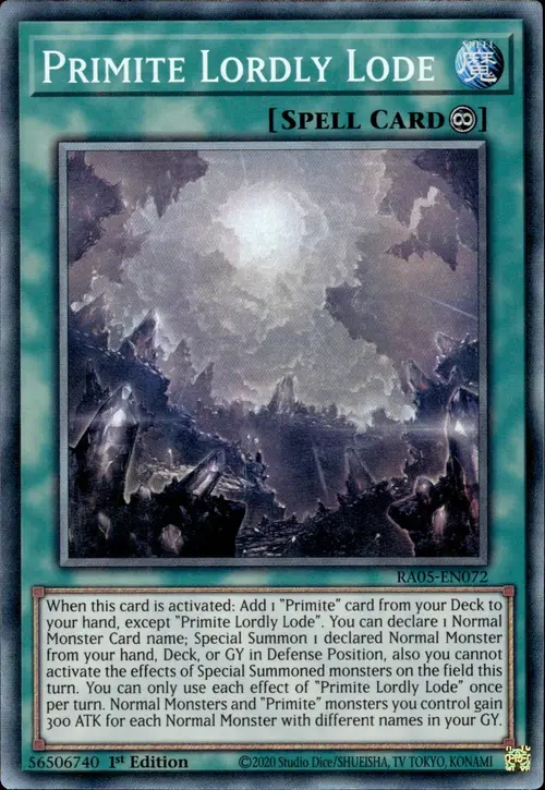 Filón Noble de Primitio Frente