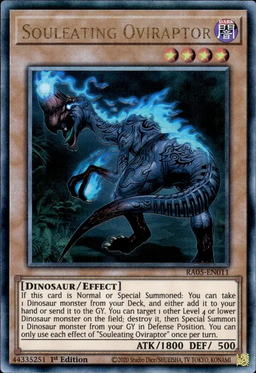 Souleating Oviraptor Card Front