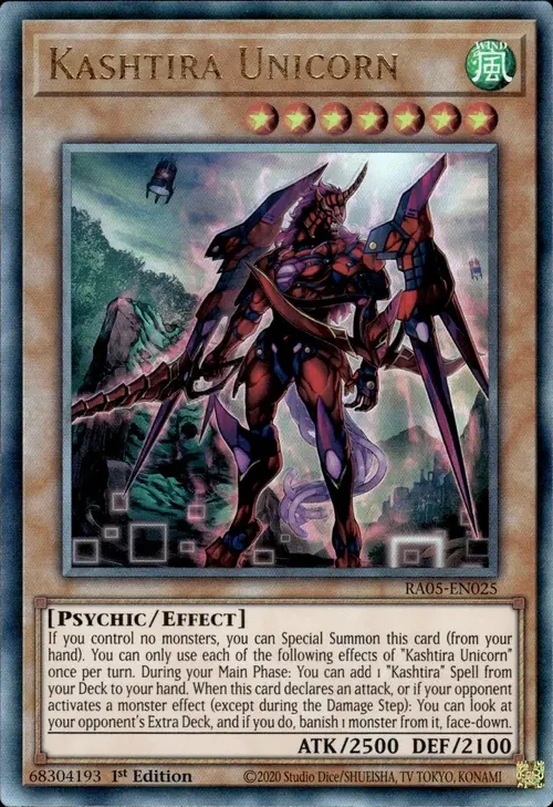 Kashtira Unicorno Card Front