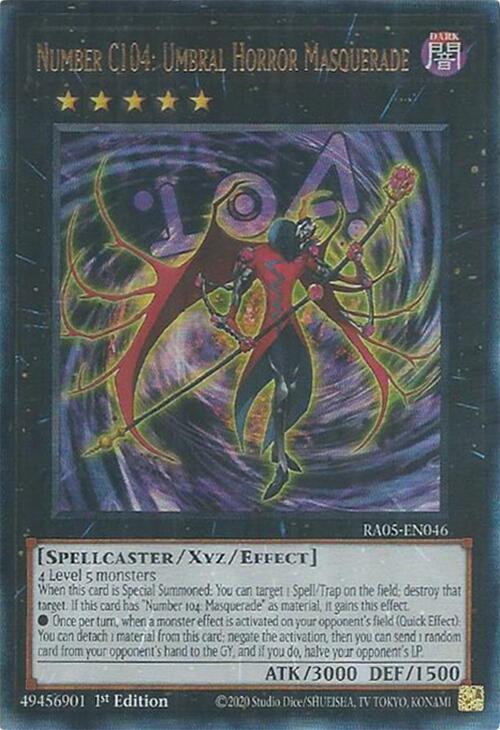 Numero C104: Masquerade Orrore Umbral Card Front
