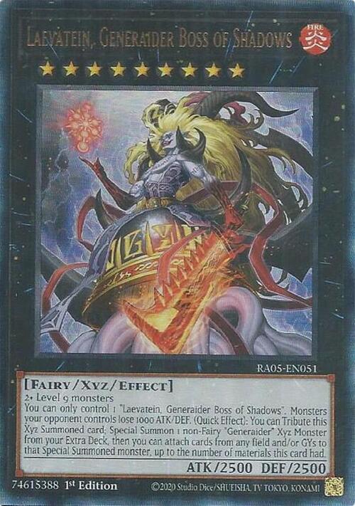 Laevatein, Boss Generaider delle Ombre Card Front