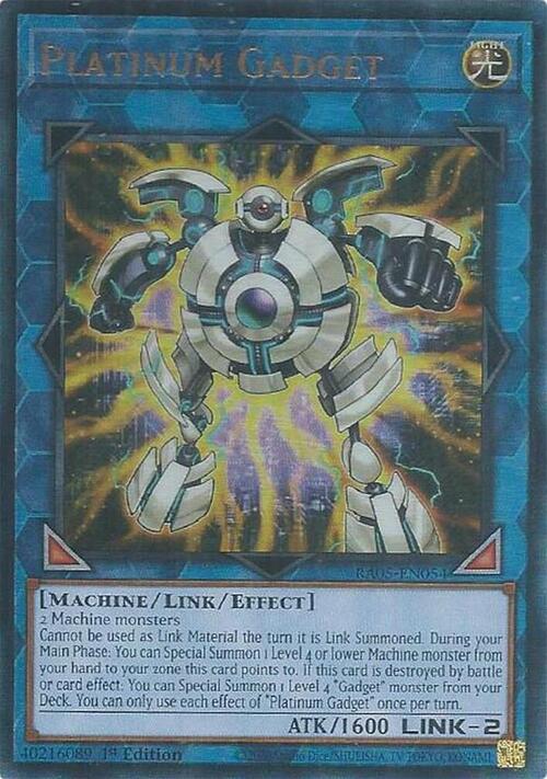 Artilugio Platino Frente