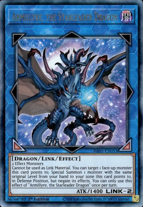 Armillyre, il Drago Comandastelle Card Front
