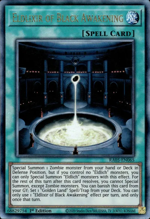 Arcalixir del Despertar Negro Frente