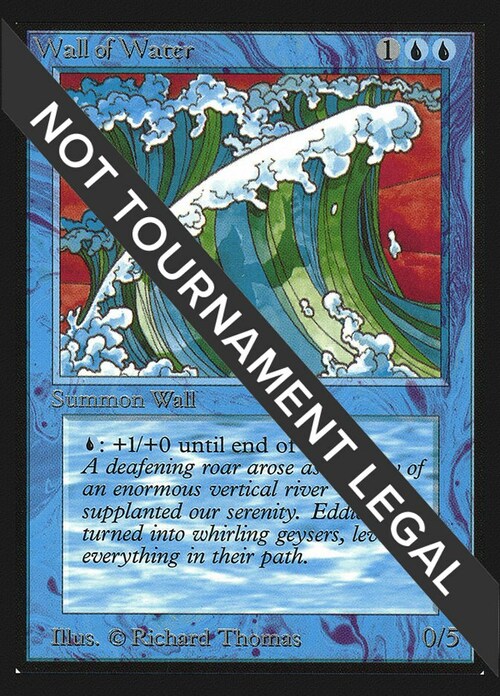 Wall of Water Card Front