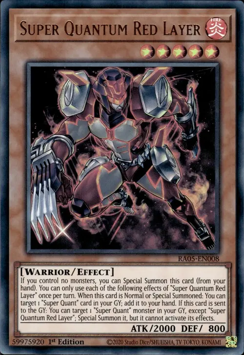 Súper Cuantio Capa Roja Frente