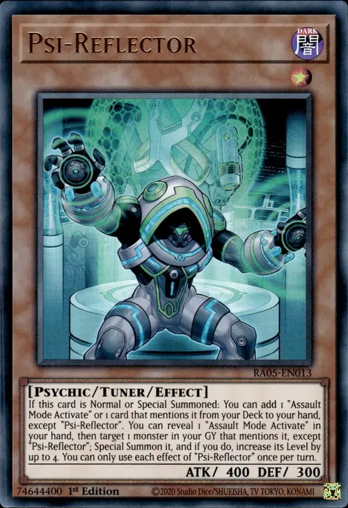 Psi-Riflettore Card Front