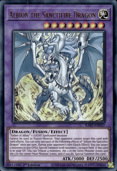 Albion il Drago Santifuoco Card Front