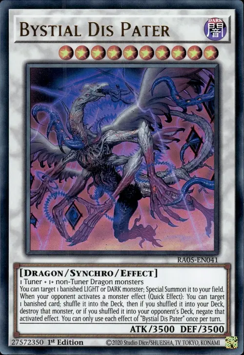 Bystial Dis Pater Card Front