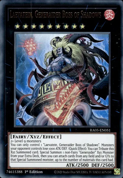 Laevatein, Jefe Geneincursor de las Sombras Frente