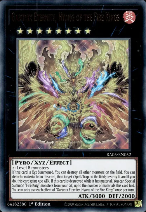 Garunix Eternità, Hyang dei Re del Fuoco Card Front