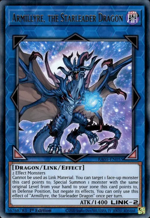 Armillyre, il Drago Comandastelle Card Front