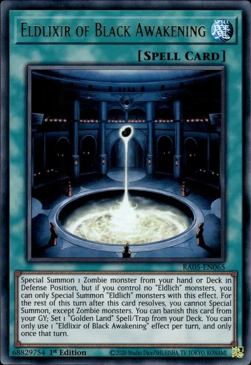 Arcalixir del Despertar Negro Frente