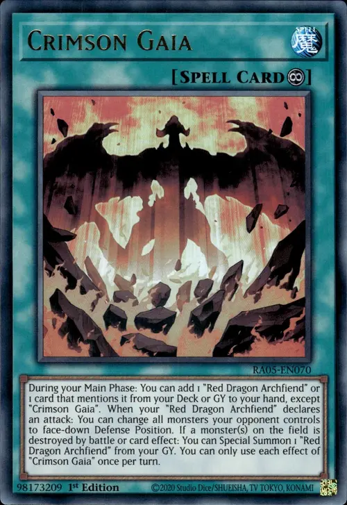 Gaia Carmesí Frente