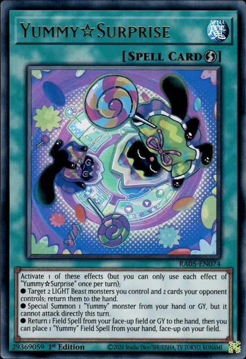 Yummy☆Surprise Card Front