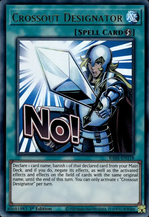Designatore del Depennamento Card Front