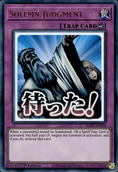 Giudizio Solenne Card Front